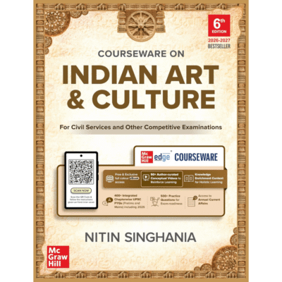 Indian Art and Culture for UPSC (English) by Nitin Singhania 6th Edition