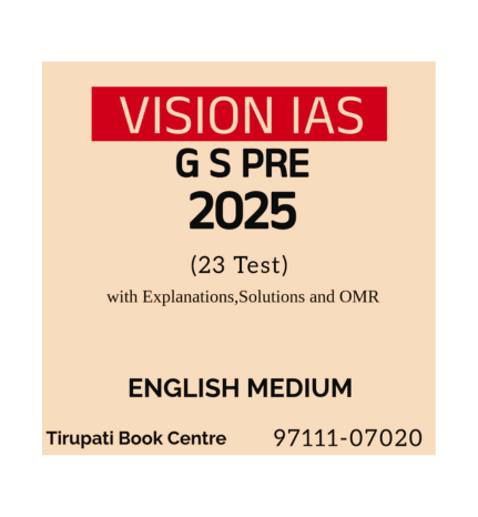 VISION IAS GS PRE 2025 (23 Test) With Explanations, Solutions and OMR