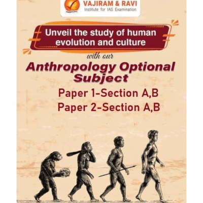 Anthropology Optional Subject Printed Notes By Vajiram & Ravi (Kartic Godavarthy) 2025-2026