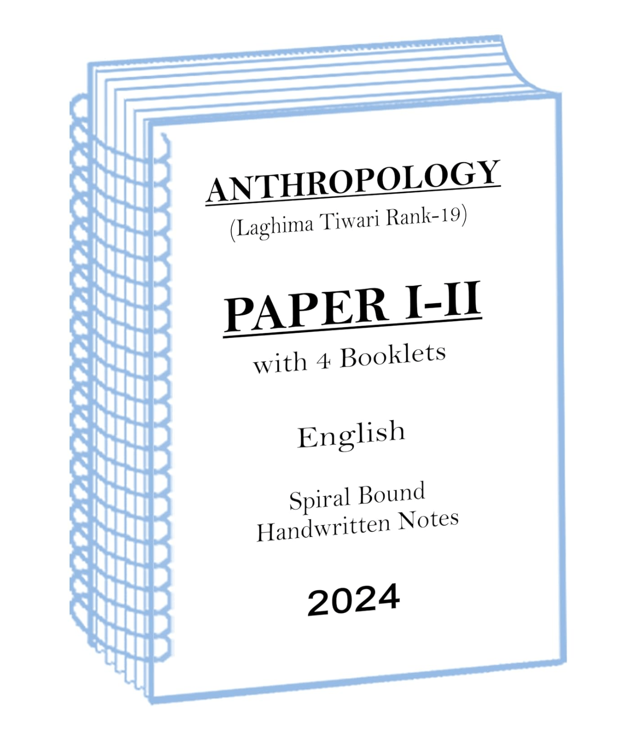 Laghima Tiwari Rank-19 Anthropology Optional Handwritten Notes in English for IAS Mains 2024