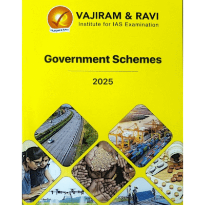 Government Schemes 2025 book for UPSC CSE Prelim & Mains Exam Vajiram & Ravi