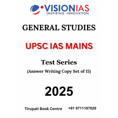 Vision General Studies Mains 2025 Answer Writing Copy Test (Set of 15)