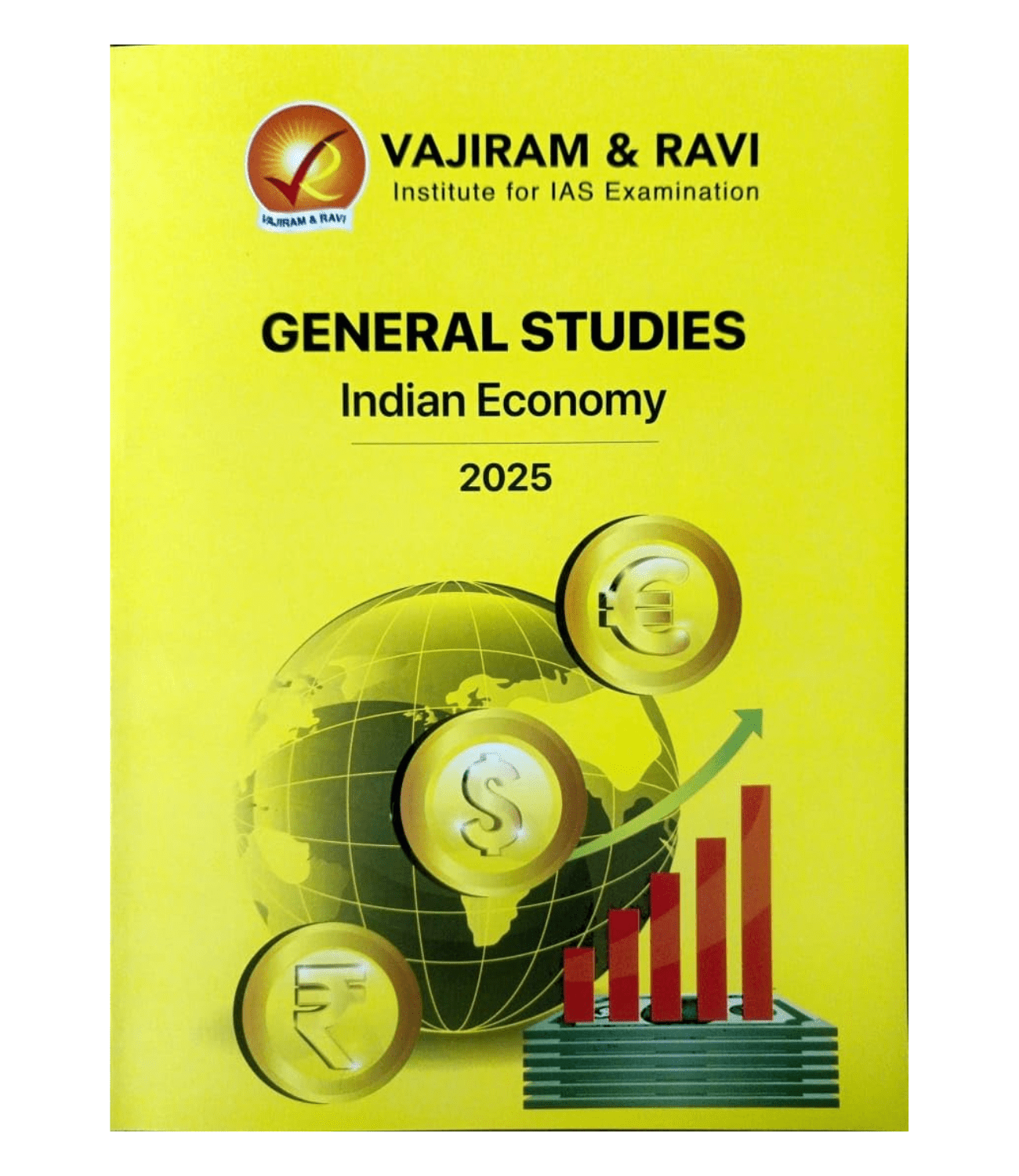 General Studies Indian Economy 2025 book for UPSC CSE Prelim & Mains Exam by Vajiram & Ravi