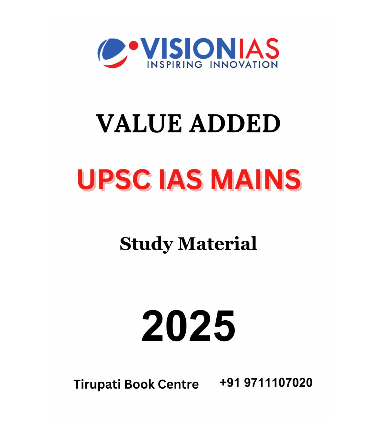 Value Added Study Material 2025