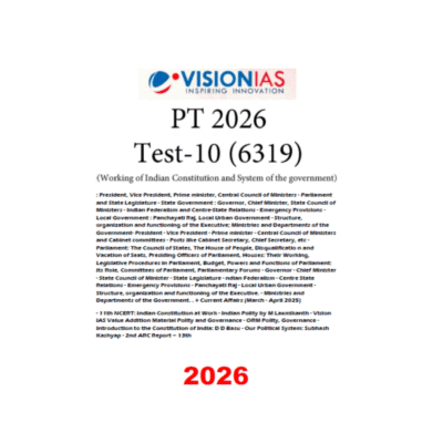 VISION IASPT Test 10 2026