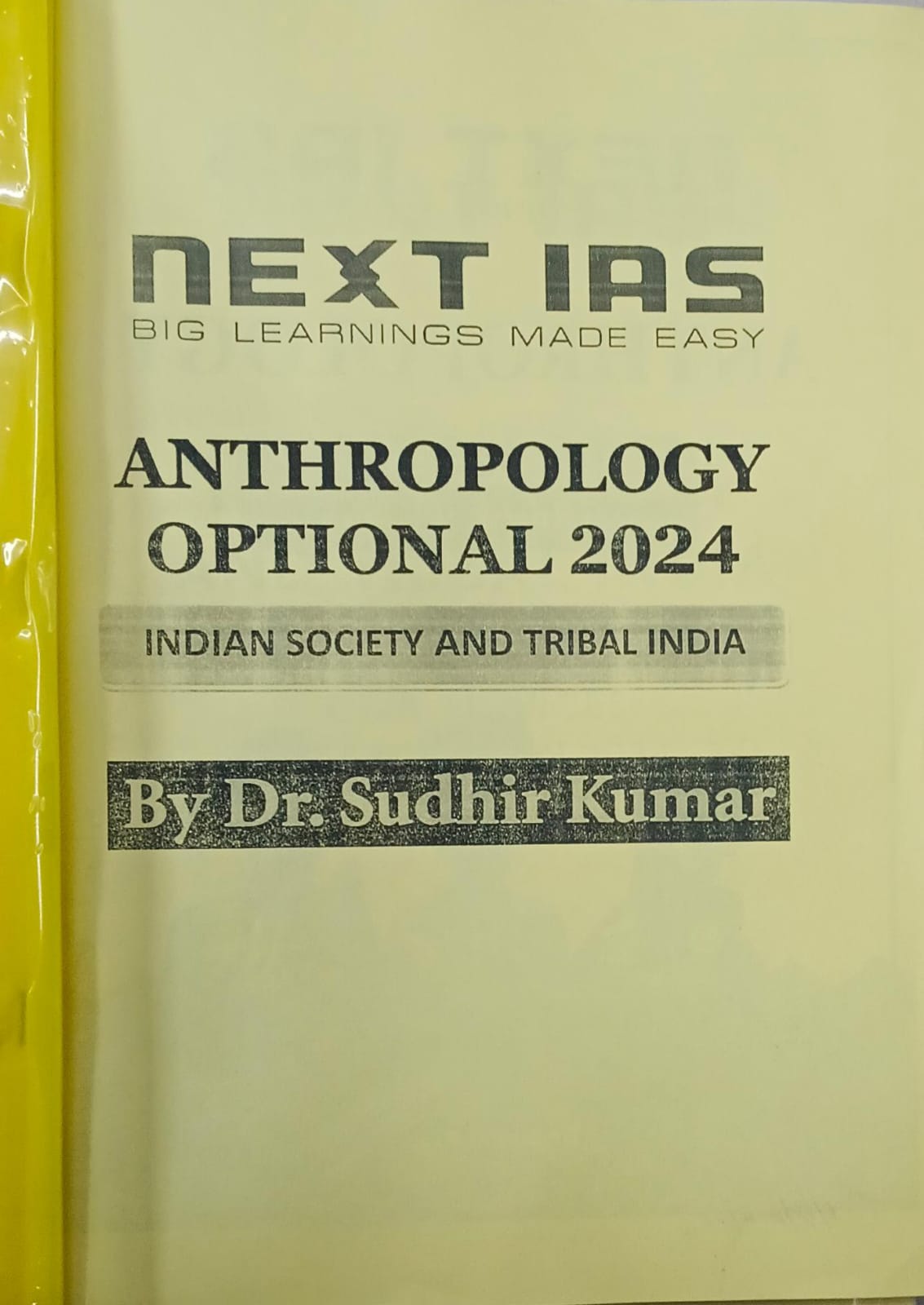 NEXT IAS AnthropologyOptional by Dr.SUDHIR KUMAR UPSC - Image 4