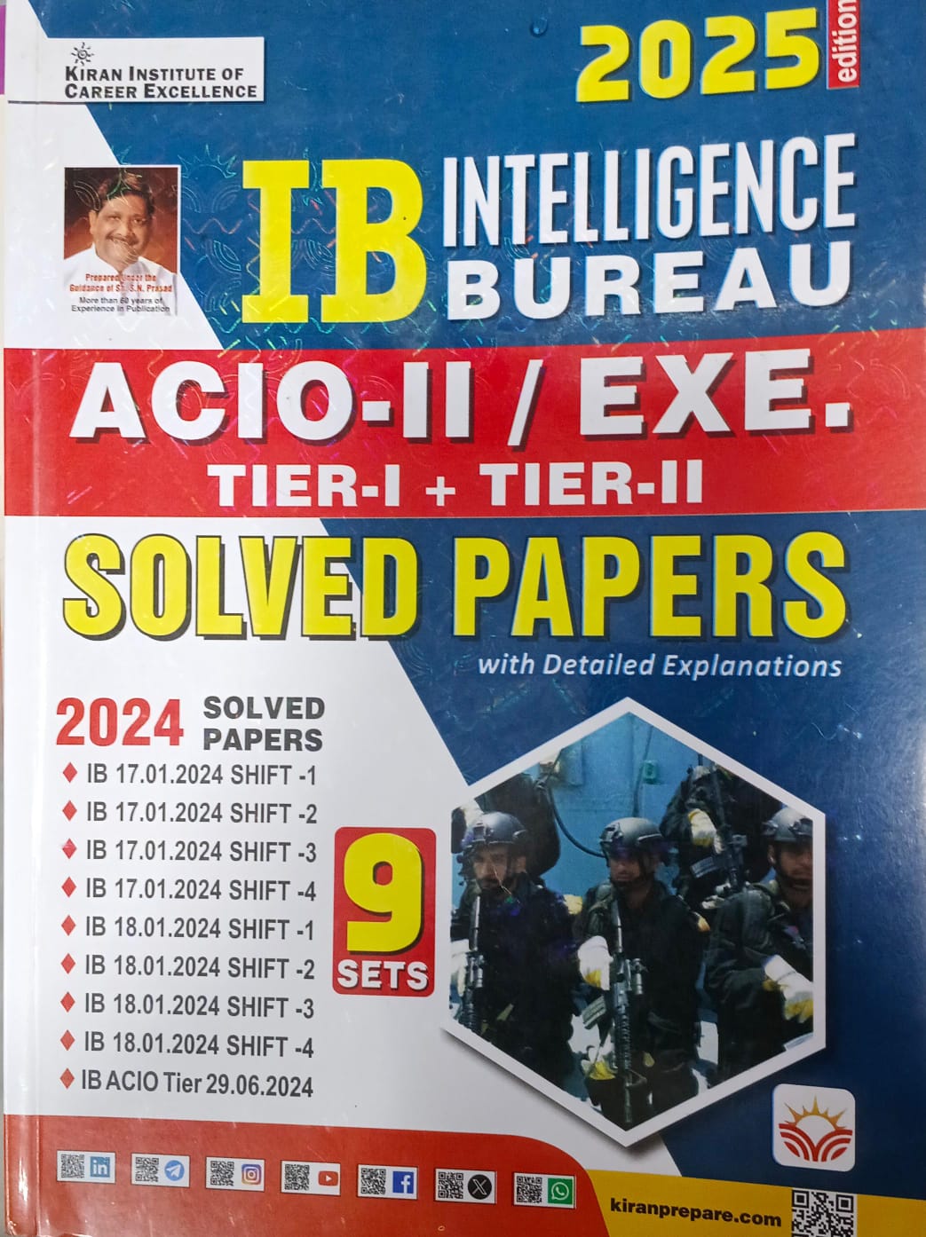 INTELLIGENCE BUREAU ,2025, Acio-ll/EXE. TIER-I+II,SOLVE