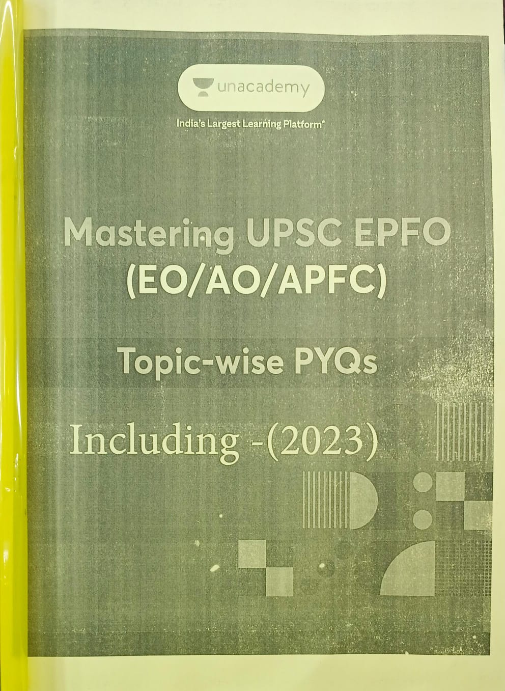 Mastering UPSC EPFO (EO/AO/APFC)Topic-Wise PYQs