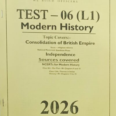 Forum IAS, Prelims Test Series 2026,[ Level -1 ] Test
