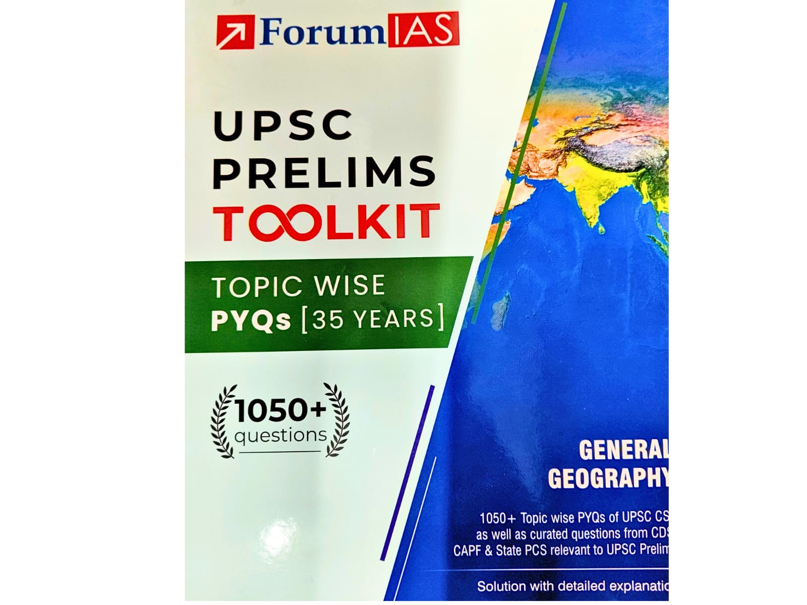 Forum IAS UPSC Prelims Toolkit Topic-Wise PYQs (35 Years)General Geography
