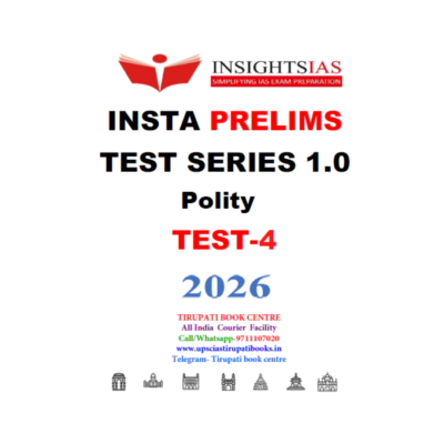 Insights IAS Test Series 2026 Test -4 Polity