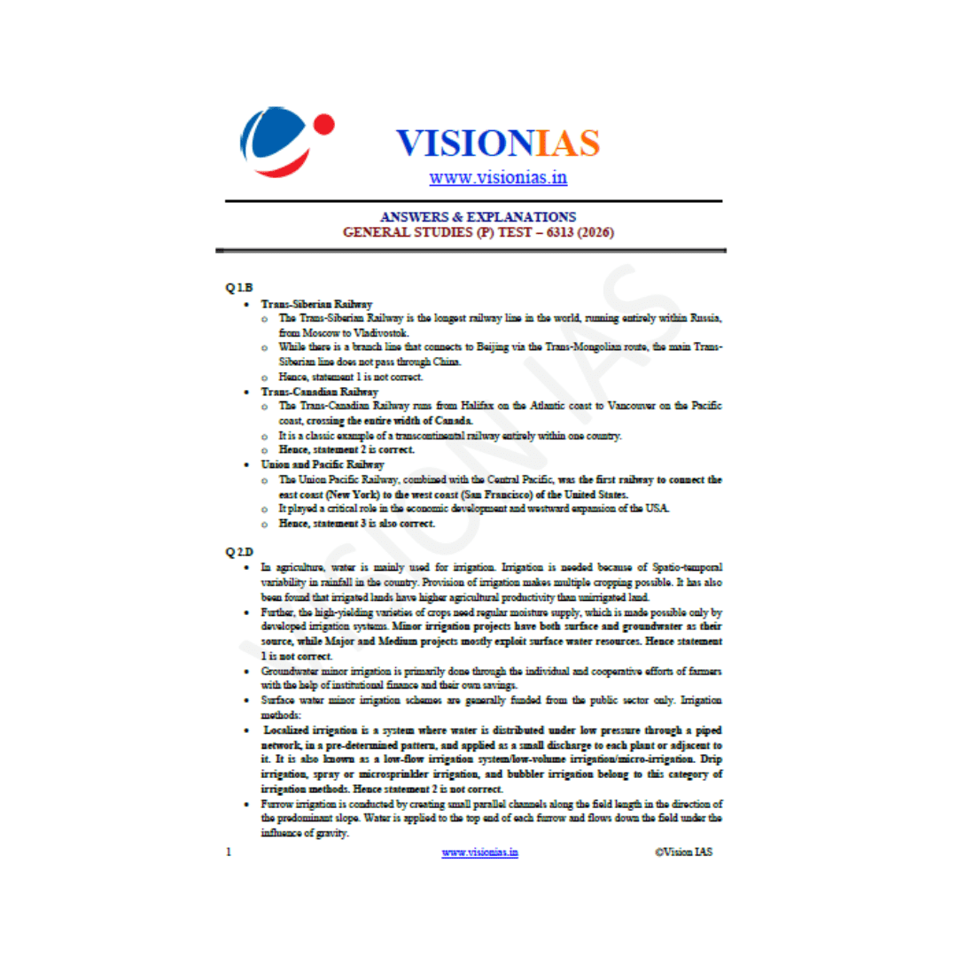 VISION IAS, Geography-ll PT Test 4 2026 - Image 4