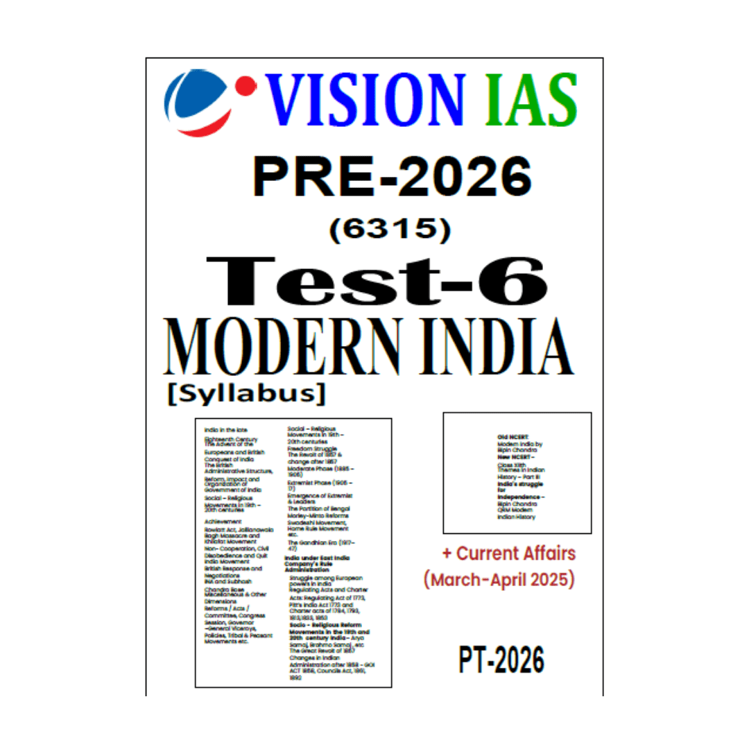 VISION IAS PT Test 6 2026