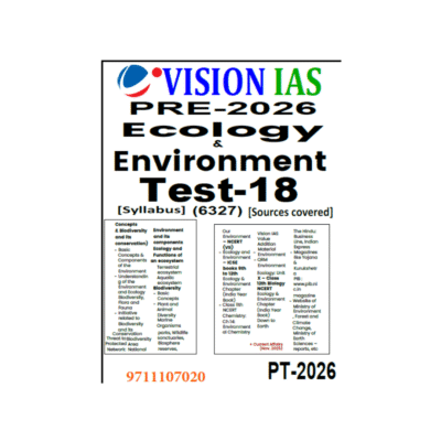 Vision IAS Pre 2026 Ecology Environment test-18