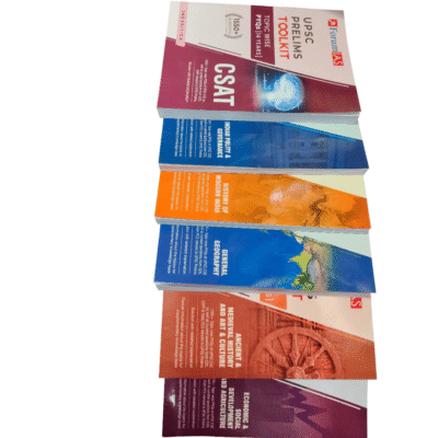 Forum IAS UPSC Prelims Toolkit Topic-Wise PYQs (35 Years),2nd Edition, Indian Polity and Governance, History Of Modern India, General Geography, Ancient &Medieval History and Art &Culture, Economic & Social Development And Agriculture, CSAT