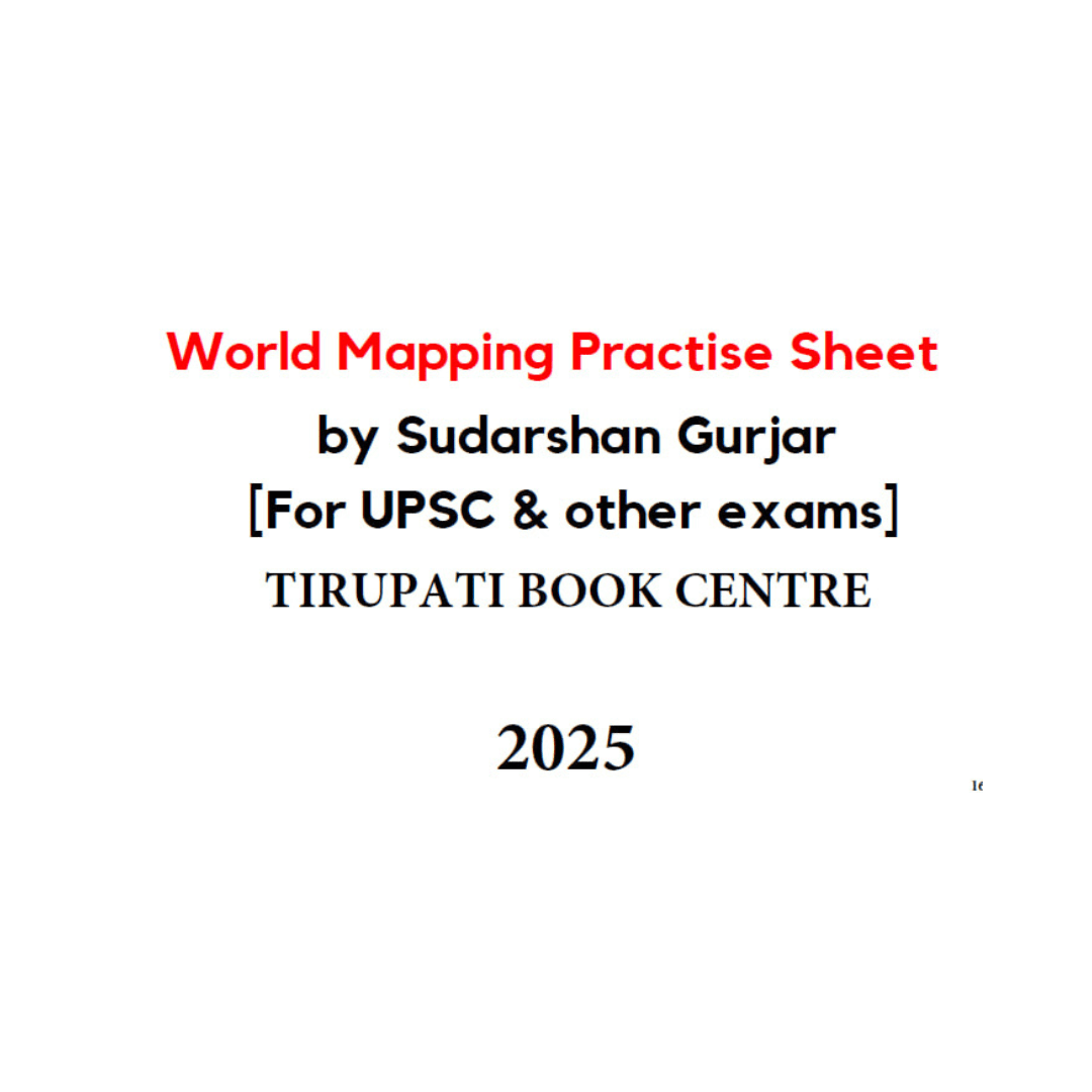World Mapping practise sheet By Sudarshan Gurjar