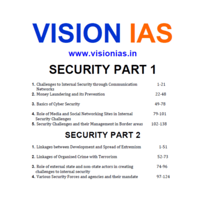Vision IAS GS Security Notes Part 1–2 | UPSC CSE