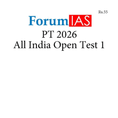 ForumIAS PT 2026 – All India Open Test 1