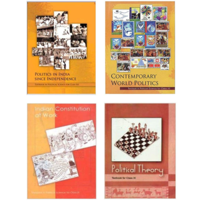 NCERT Political Science Complete Set (Class 11 & 12) – Political Theory, Indian Constitution at Work, Contemporary World Politics & Politics in India Since Independence