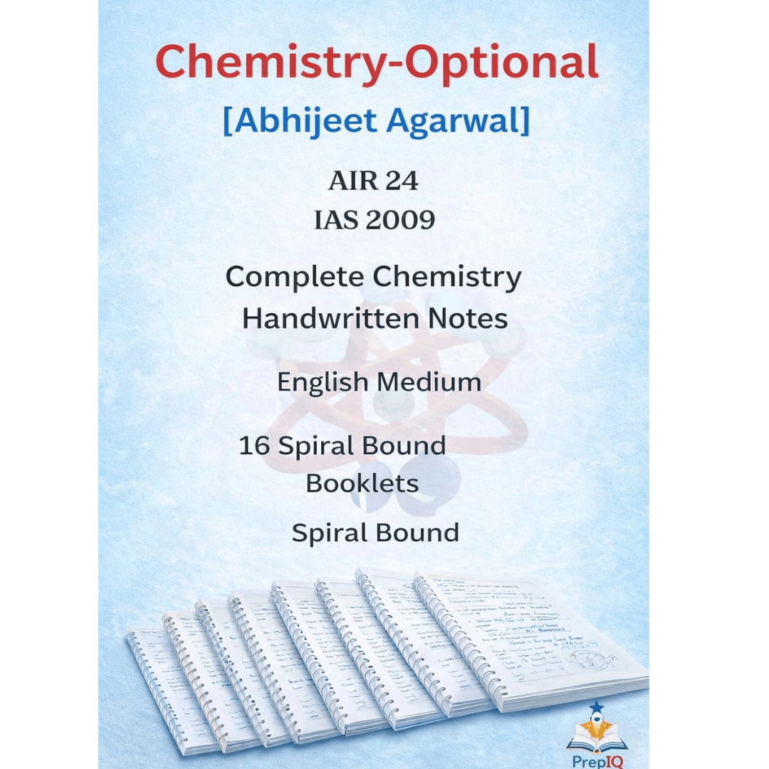 Chemistry Optional Complete Notes by Abhijeet Agarwal (IAS 2009, AIR 24)