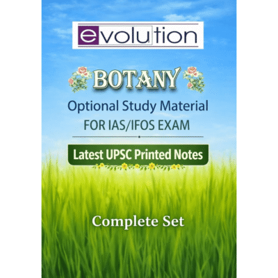Evolution Botany Optional Study Material – Complete Set for IAS/IFOS Exam