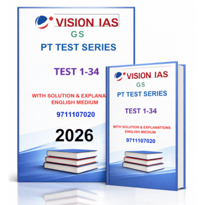 Vision IAS GS Prelims Test Series 2026: Complete Set (Test 1 to 34)