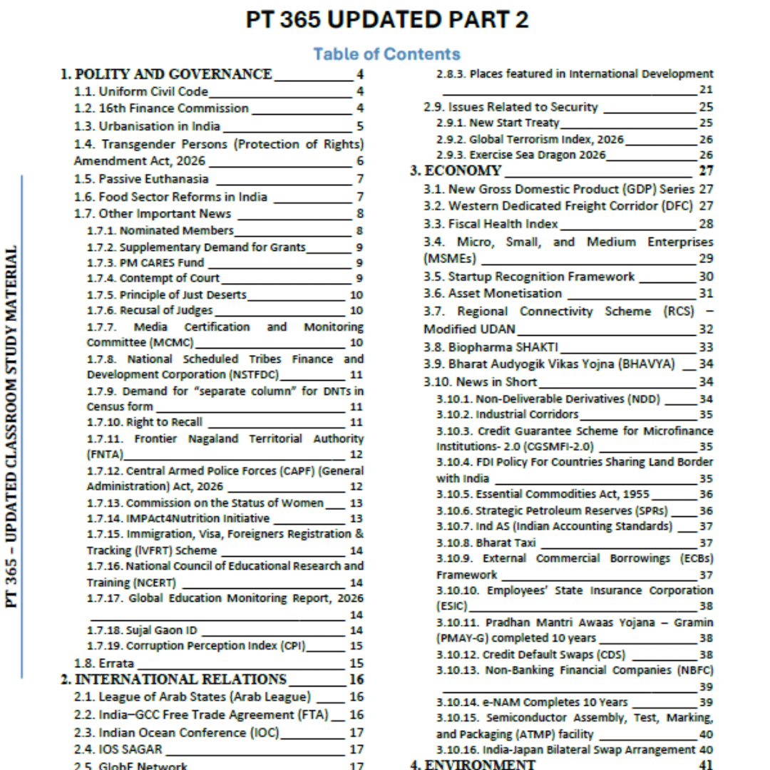 Vision IAS PT 365 Updated Classroom Study Material-2 (Feb 2026 – April 2026) - Image 3